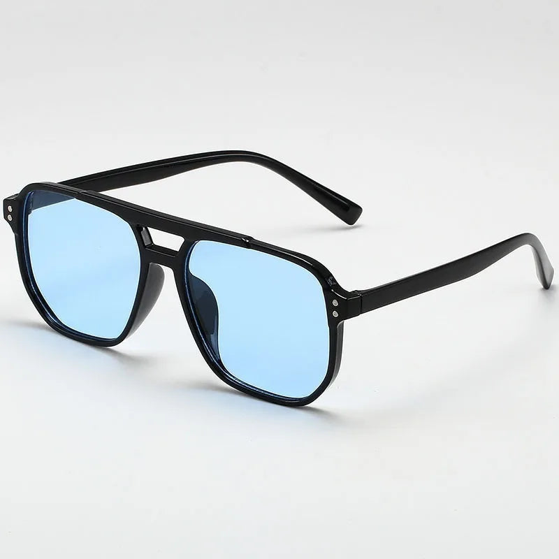 Lunettes de Soleil Vintage Unisexe – Monture Carrée, Verres UV400