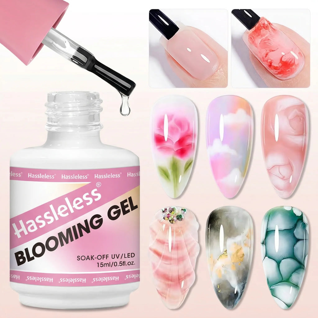 Gel Blooming pour Ongles 15ml – Effet Fleuri pour Nail Art