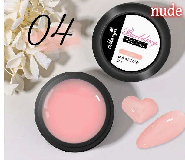 Gel 3D pour Ongles – Overlay Dur Longue Durée, Formes 3D Nœud, Géométrique, Lettres, Qualité Salon