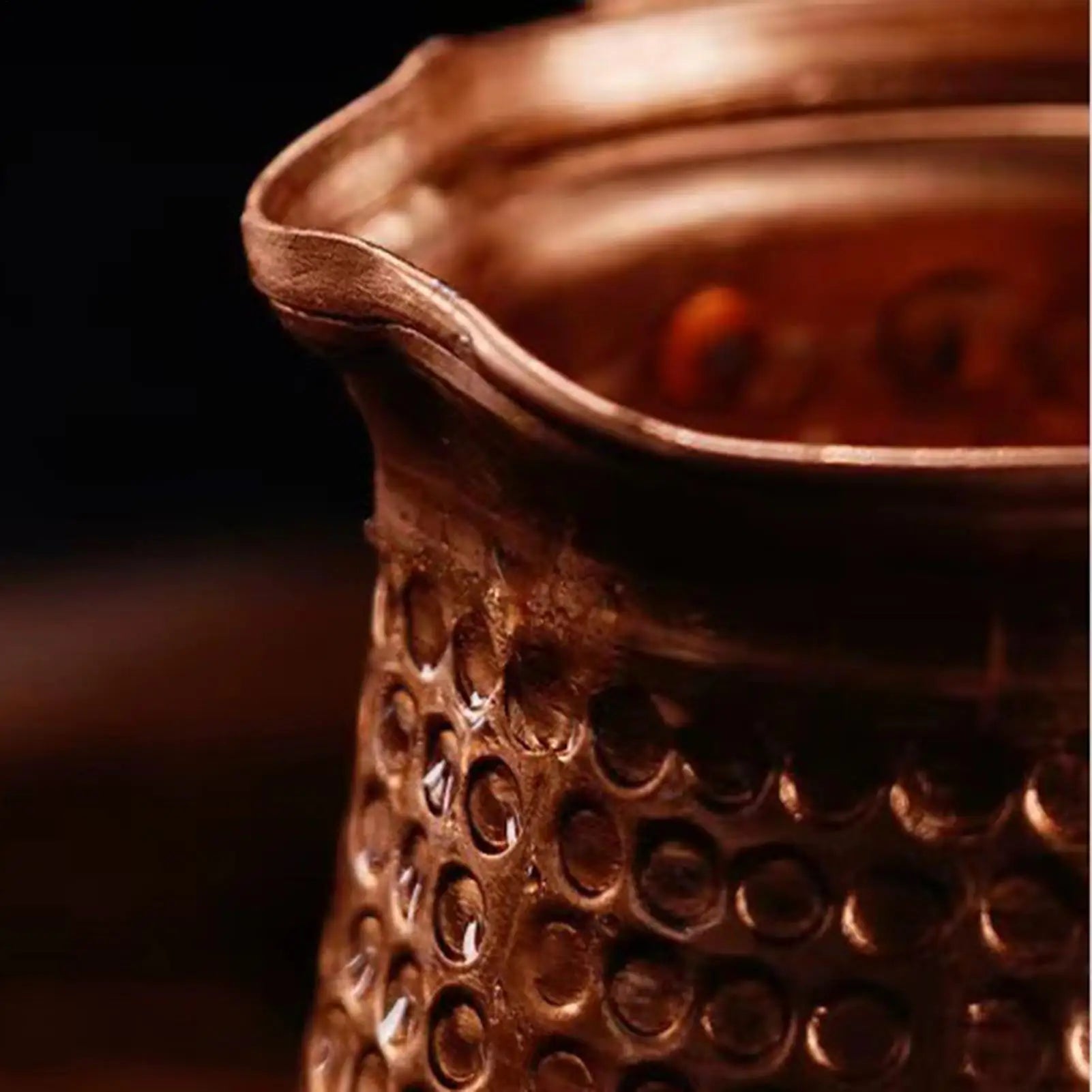 Turkish Coffee Pot Long Handle Vintage Coffee Maker Wide Mouth Coffee Maker Classic Coffee Pot for Turkish Coffee Arabic Coffee