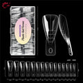 Formes d'extension d'ongles réutilisables TP 150 pcs – Moules stiletto acryliques pour gel poly, couverture complète, 15 tailles