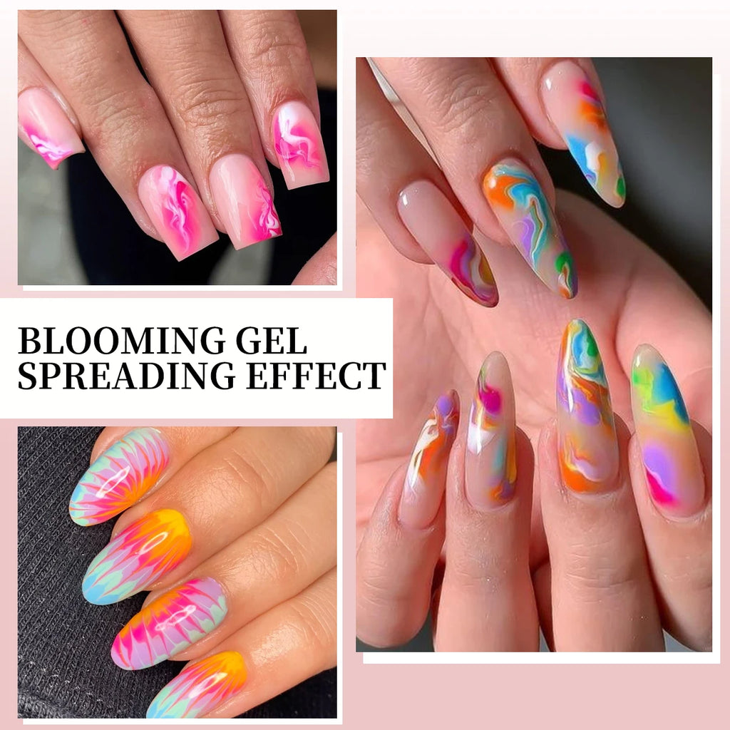 Gel Blooming pour Ongles 15ml – Effet Fleuri pour Nail Art