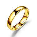 Bague Unisexe Acier Inoxydable 6mm – Plaquée Or Rose, Noir & Or, Design Irrégulier Classique