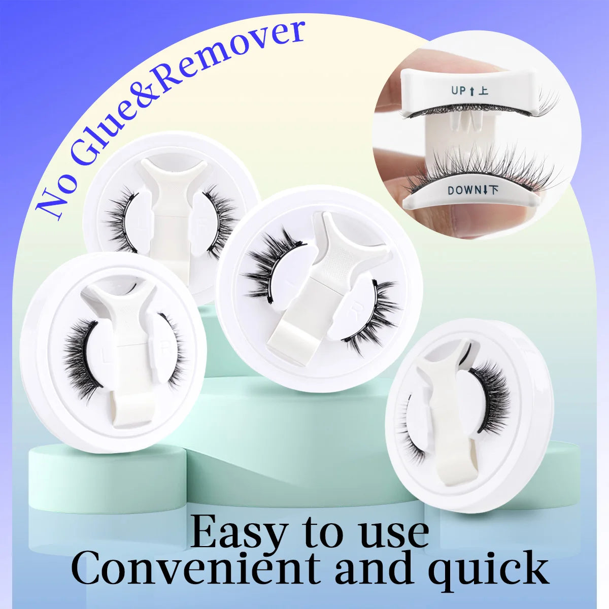 Faux Cils Magnétiques 3D – Natural, Fluffy & Réutilisables | Sans Colle