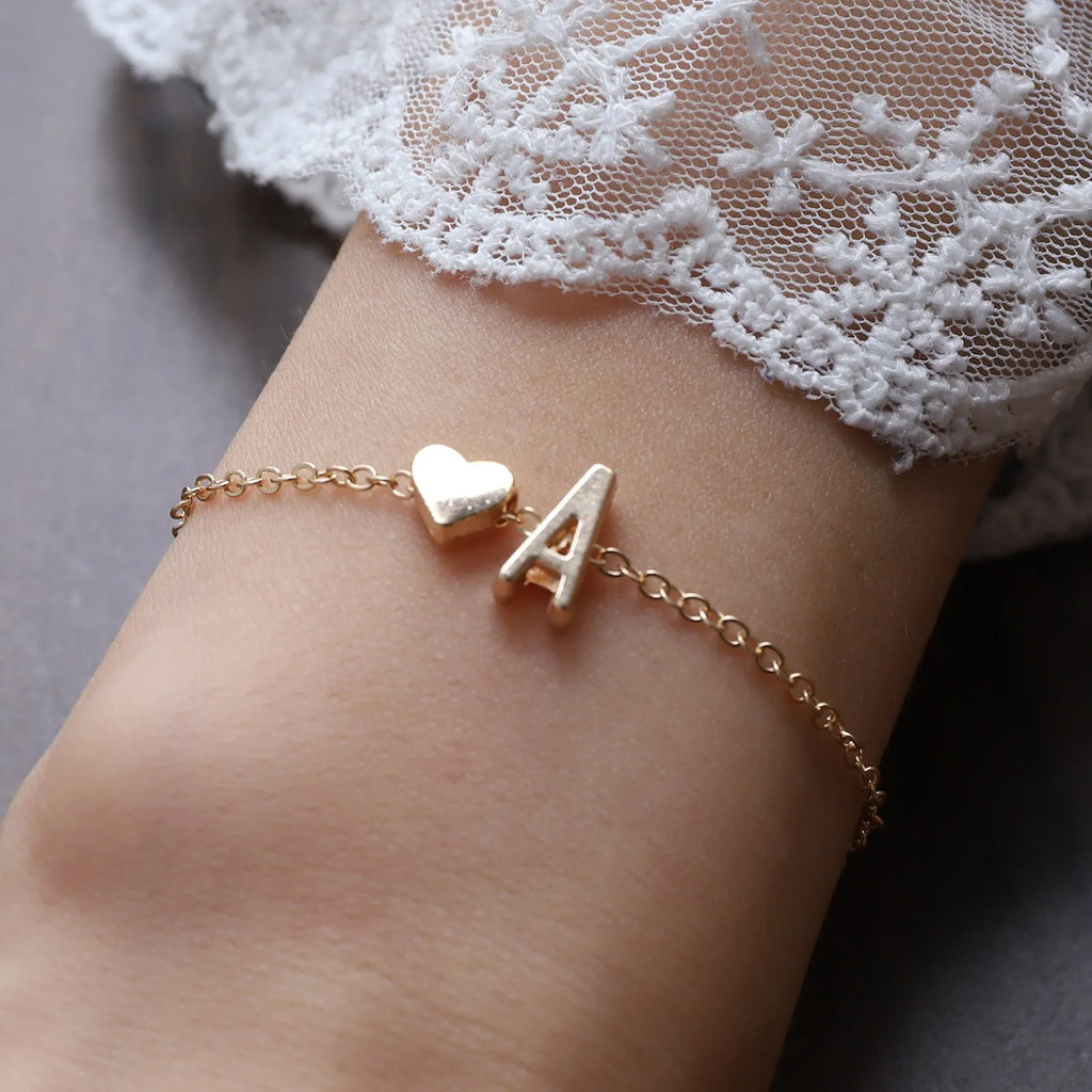 Collier Pendentif Lettre Femme – Chaîne O, Alliage Zinc, Style Bohème & Romantique