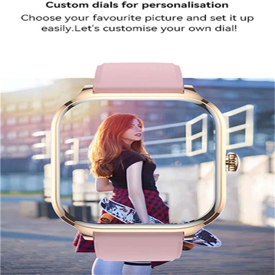 CHAONB Y68 Montre Connectée – Tracker Fitness avec Appels Bluetooth & Suivi Santé