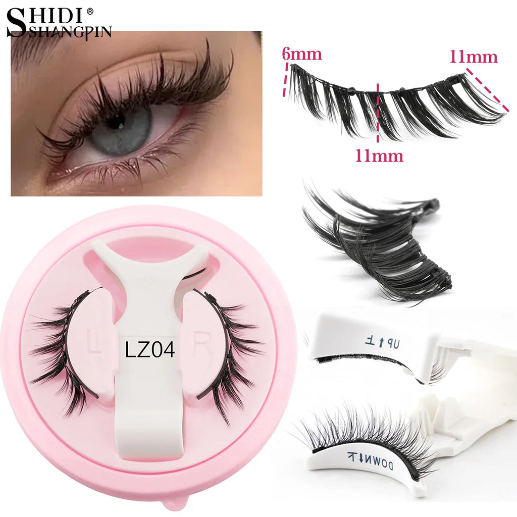 Faux Cils Magnétiques 3D – Natural, Fluffy & Réutilisables | Sans Colle