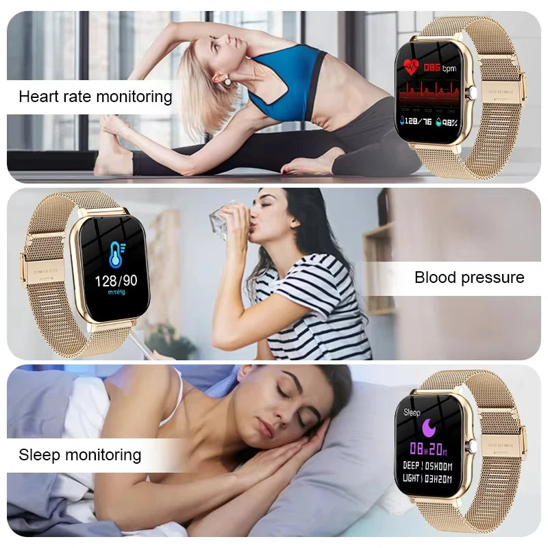 Montre Connectée KESHUYOU - Écran 1,69", Appels Bluetooth, Suivi Santé Complet, Étanche