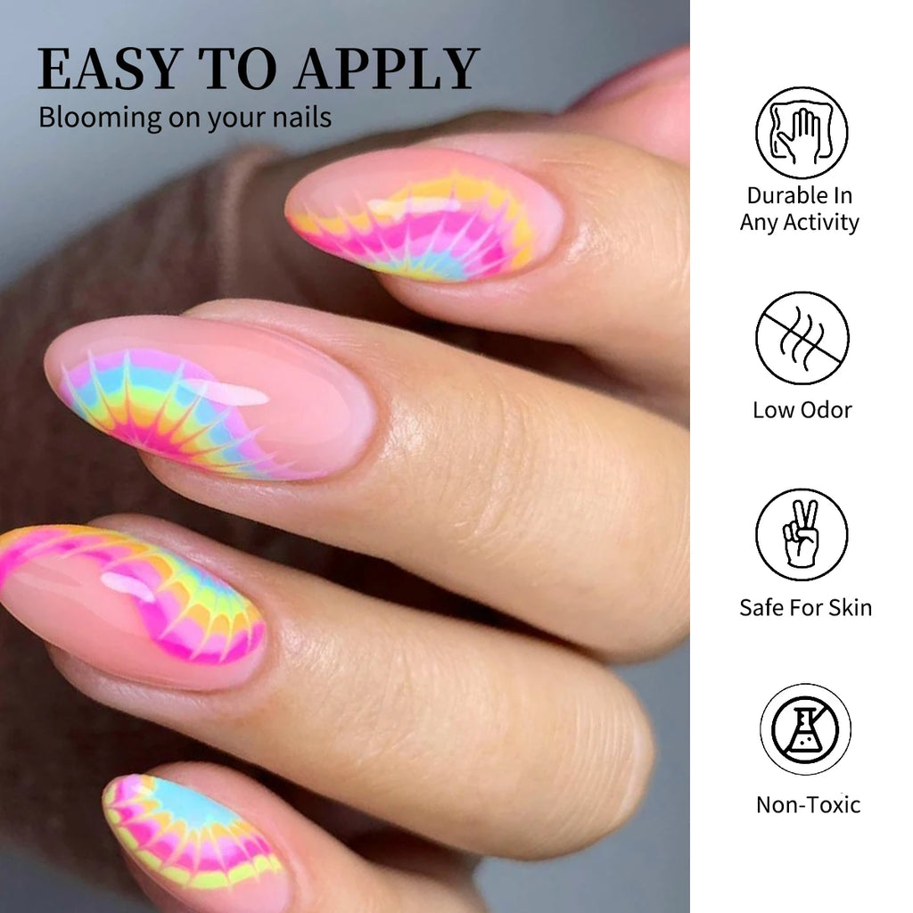 Gel Blooming pour Ongles 15ml – Effet Fleuri pour Nail Art
