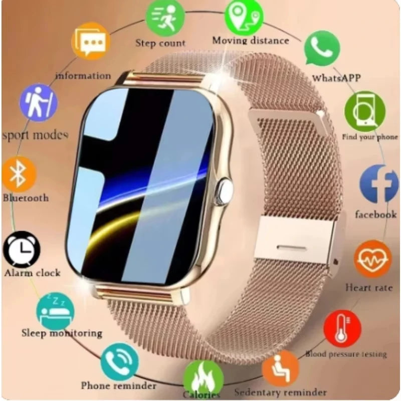Montre Connectée KESHUYOU - Écran 1,69", Appels Bluetooth, Suivi Santé Complet, Étanche