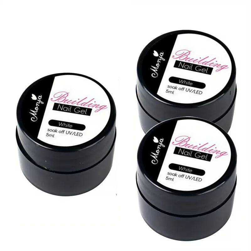 Gel 3D pour Ongles – Overlay Dur Longue Durée, Formes 3D Nœud, Géométrique, Lettres, Qualité Salon