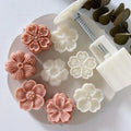 Moule à Gâteaux de Lune Fleur en Plastique - Set 4/6 Pièces, Emporte-Pièce & Décoration Fondant | FSMHOME