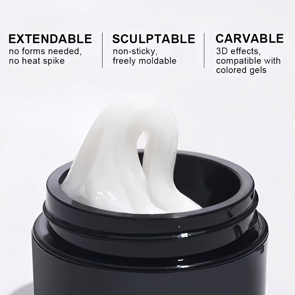 Gel 3D pour Ongles – Overlay Dur Longue Durée, Formes 3D Nœud, Géométrique, Lettres, Qualité Salon
