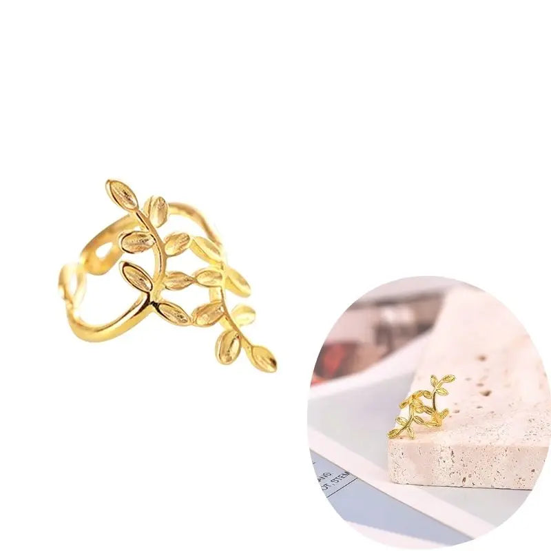 1 PCS Plated 24K High-end Geometric Design Ear Clip Women Without Perforated Geometric Cartilage Exquisite Jewelry Earrings Gift