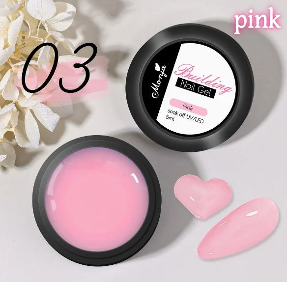 Gel 3D pour Ongles – Overlay Dur Longue Durée, Formes 3D Nœud, Géométrique, Lettres, Qualité Salon