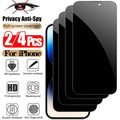 Protection d'écran privée pour iPhone 17 Pro Max – Verre anti-espion pour iPhone 16 15 14 13 12 11 Pro Max – Film de confidentialité iPhone 17 Pro